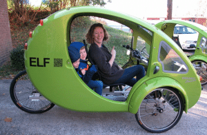Photo of ELF, the new electric and solar bicycle that incorporates a roof