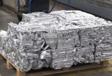 Photo of where the aluminum foil is pulled