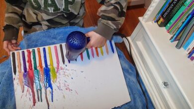 Photo of Funny paint techniques for children