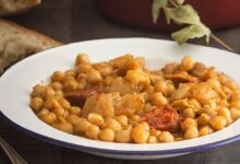Photo of Recipe of calluses with chickpeas